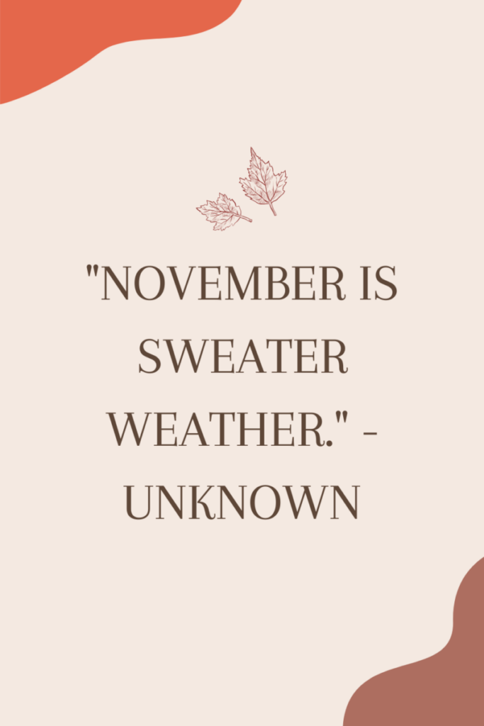 November Quote