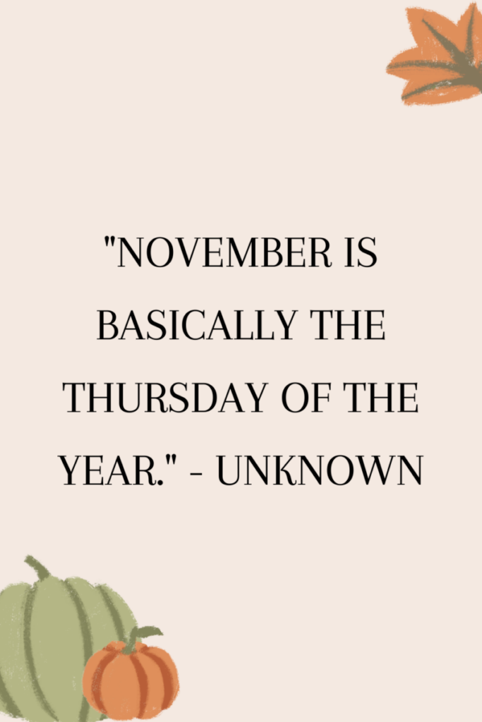 November Quote