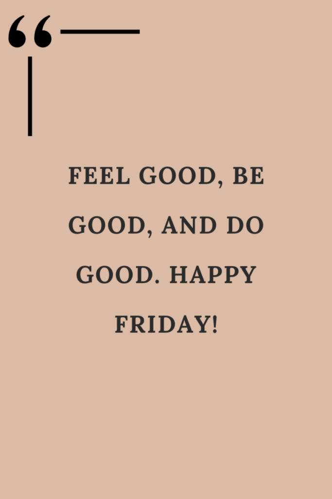 Quote about Friday