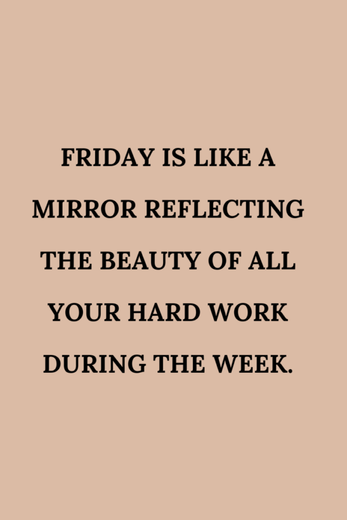 Quote about Friday