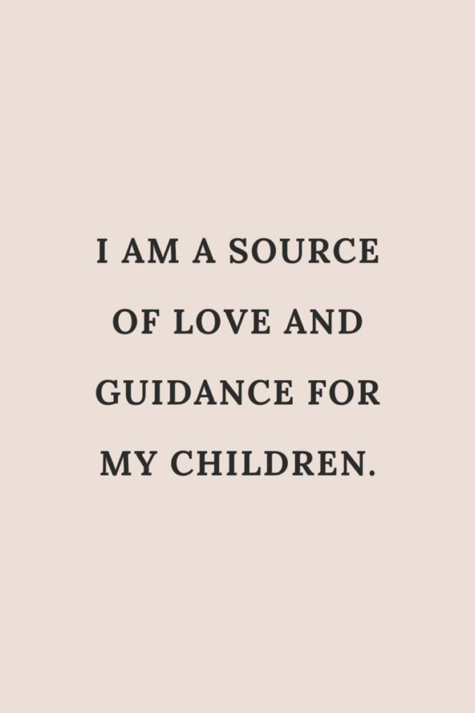 an affirmation for single mothers