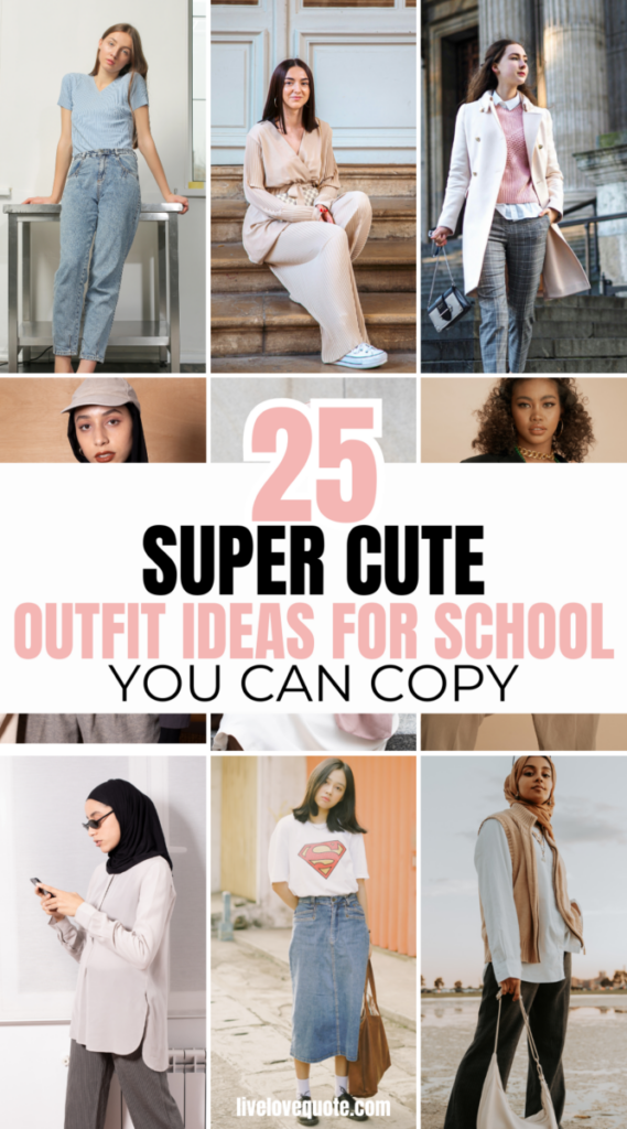 25 Super Cute Outfit Ideas for School (College & Highschool ...